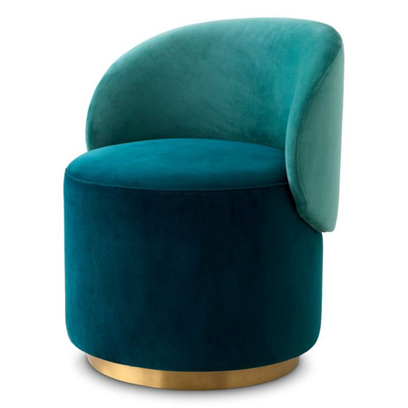 Krzesło do jadalni Eichholtz Greer savona sea green velvet