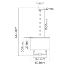 Lampa wisząca Casa Old Gold M Orlicki Design