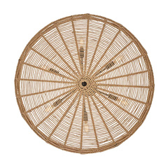 Lampa wisząca Ophelia - 6 źródeł światła - Czarny, karmelowy beż