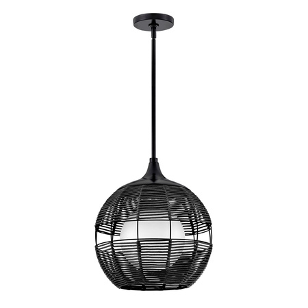 Mała lampa wisząca Maddox - 1 źródło światła - Czarny