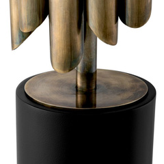 Lampa stołowa Beau Rivage Round vintage brass finish incl shade Eichholtz