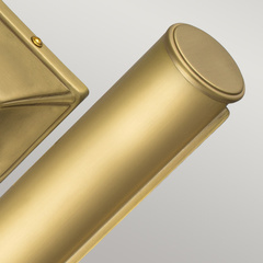 Obrazówka - 2 źródła światła - Szczotkowany mosiądz