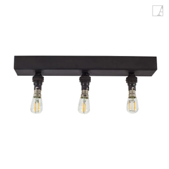 Lampa sufitowa Authentage Barron o szerokości 30 cm