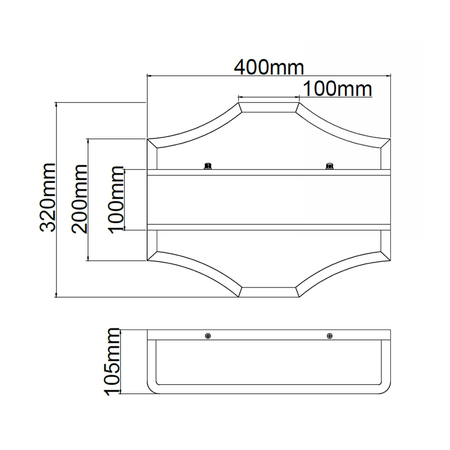 KinkietGerdo Parette Gold