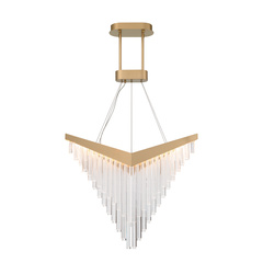 Żyrandol Vivien - Szczotkowane złoto