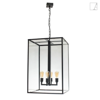 Lampa wisząca Authentage Vitrine latarnia - 4 źródła światła