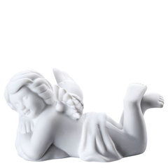 Anioł duży leżący na chmurce