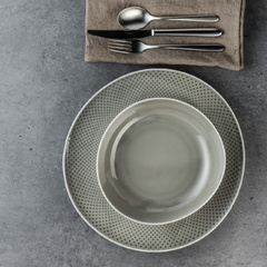 Talerz 22 cm Junto Pearl Grey