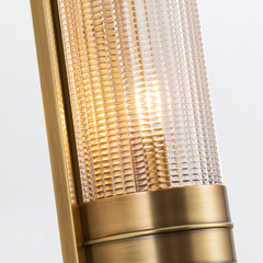 Kinkiet Willard - 2 źródła światła - Vintage mosiądz