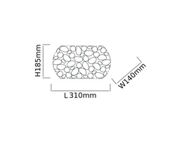 Kinkiet Carera Cromo Parette Orlicki Design