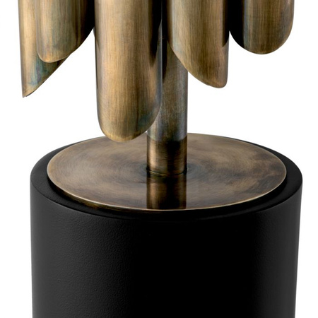 Lampa stołowa Beau Rivage Round vintage brass finish incl shade Eichholtz