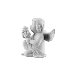 Anioł duży z kwiatami