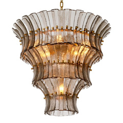 Żyrandol Toscano smoke glass Eichholtz