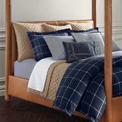 Poszewka Shirting Navy White 50 x 75 cm Ralph Lauren