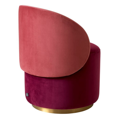 Krzesło do jadalni Eichholtz Greer savona bordeaux velvet