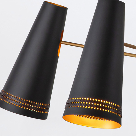 Żyrandol Brickell - 5 źródeł światła - Matowa czerń