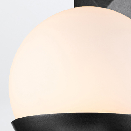 Kinkiet Deco - 1 źródło światła - Czarny