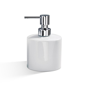 Dozownik mydła Decor Walther Biała porcelana Chrom