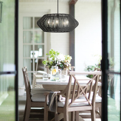 Lampa wisząca Luca - 5 źródeł światła - Czarny