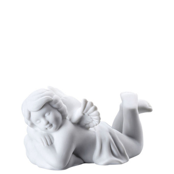 Anioł mały leżący na chmurce