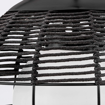 Mała lampa wisząca Maddox - 1 źródło światła - Czarny