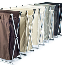 Kosz na pranie Decor Walther Chrom / Biały