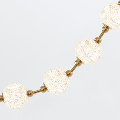 Lampa wisząca LED Marni - Naturalny mosiądz