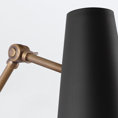 Kinkiet Brickell - 1 źródło światła - Matowa czerń