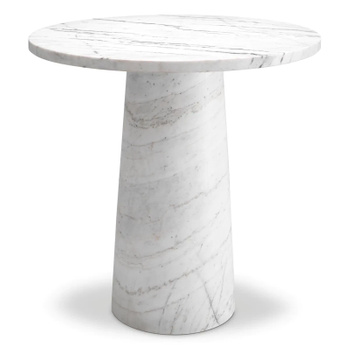 Stolik boczny Eichholtz Terry white marble