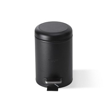 Koszt otwierany nogą Decor Walther Sztuczna skóra czarna