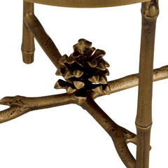 Stolik boczny Pigna vintage brass finish