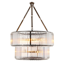 Chandelier Infinity Double gunmetal finish Eichholtz - My Honey Home