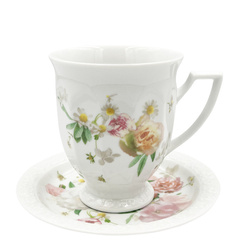 Kubek z podstawkiem Maria Róża