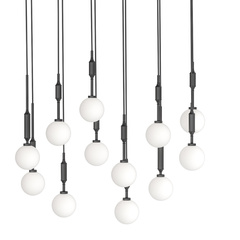 Lampa wisząca Ero XII Nero 80x25