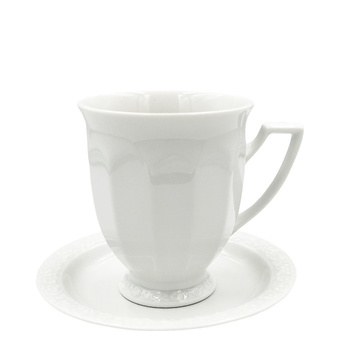 Kubek mały z podstawkiem Biała Maria