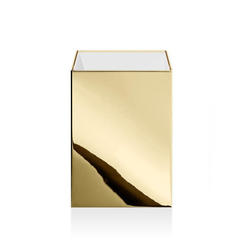 Kosz na papier Decor Walther złoto 24-karatowe