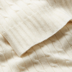 Koc kaszmirowy RL CABLE 60x60 Ralph Lauren Home