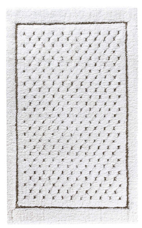 Dywan łazienkowy Graccioza Linen Waffle 60X100CM White