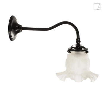 Lampa ścienna Authentage Bompa na okrągłej podstawie