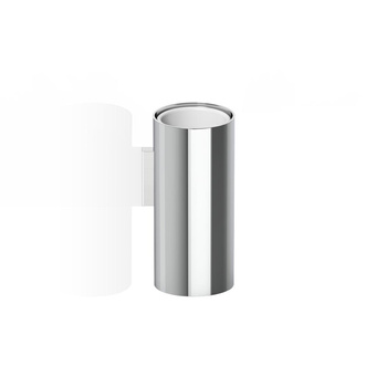 Kubek Decor Walther ścienny Chrom/Biały