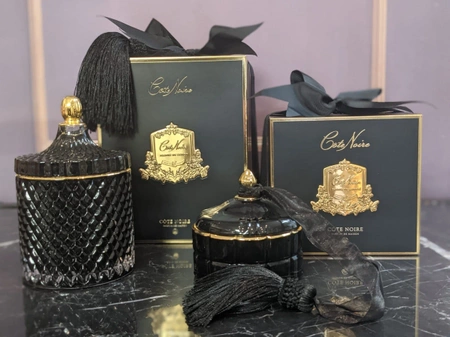 Cote Noire Świeca  Art Deco Black