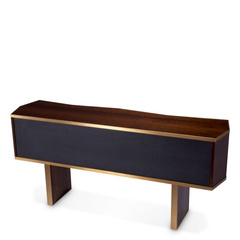 Komoda Eichholtz Xenon  eucalyptus veneer brushed brass finish