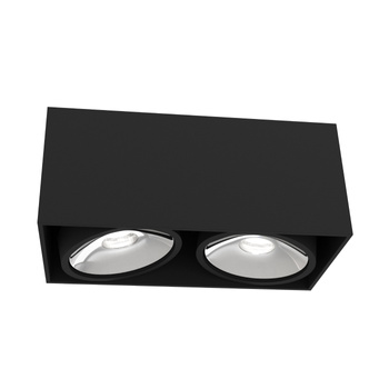 Oprawa natynkowaCardi II Nero / Ufo Cromo