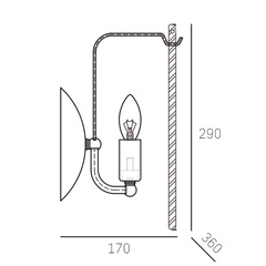 Kinkiet PALERMO W03087AU