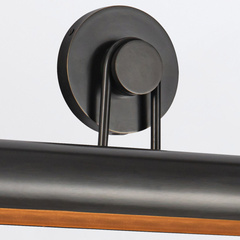 Duża obrazówka Wynwood - 2 źródła światła - Miejski brąz