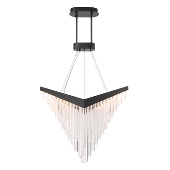 Żyrandol Vivien - Matowa czerń