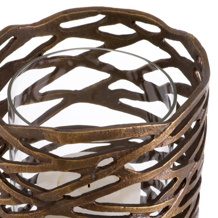 Świecznik Eichholtz Lanai L vintage brass finish