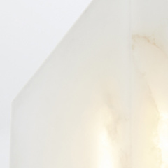 Mały kinkiet LED Caesar - Miejski brąz