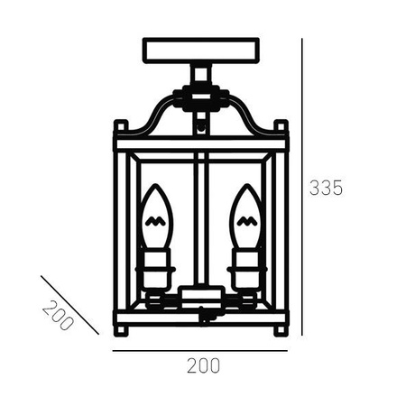 Plafon NEW YORK C03929CH