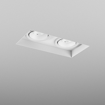 SQUARES next 50x2 LED trimless M930 36° wpuszczany biały struktura